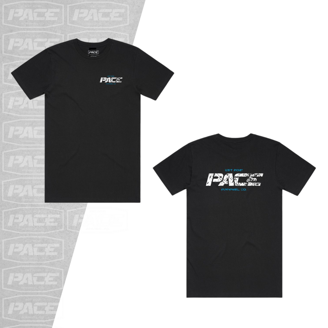 Pace // Mini Me Jagged Tee (Pink or Blue Print)