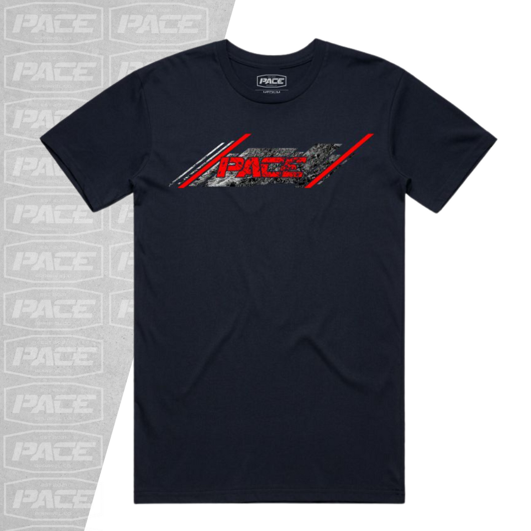 PACE // Track Tee - Navy