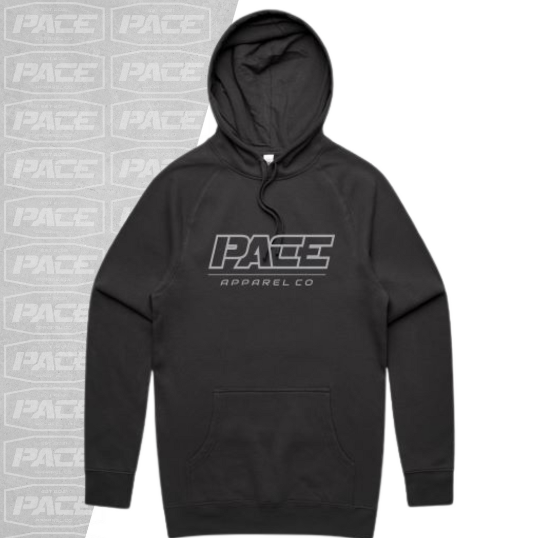 PACE // Outline Hoody - COAL