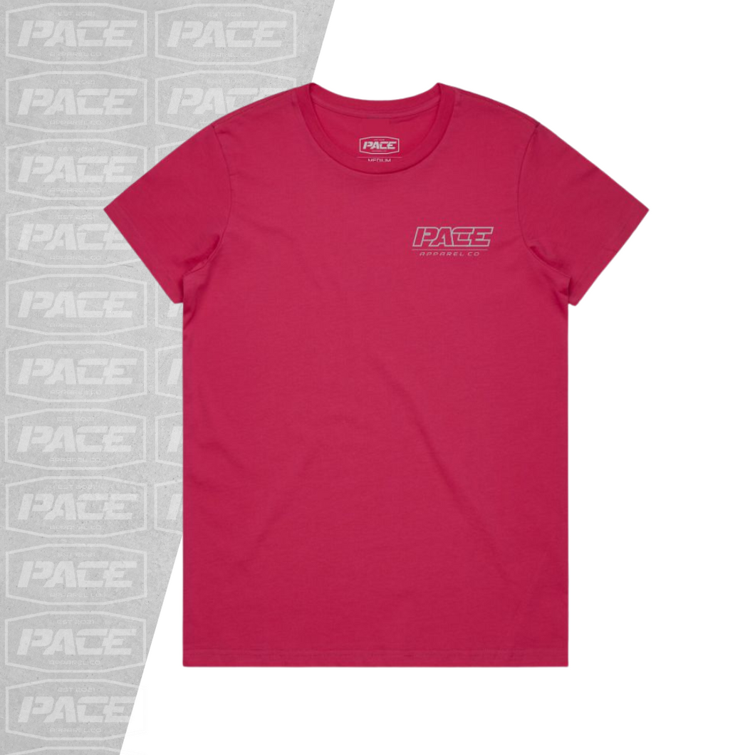 PACE // Ladies Basic Tee - PINK